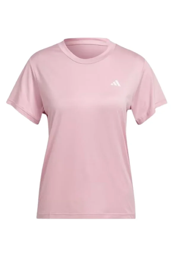 Women's Aeroready Desgined 4 Training Minimal Short Sleeve Tee T-Shirt (True Pink/White, X-Large)