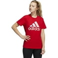 thumbnail image 1 of adidas Women's Americana Logo T-Shirt Red Size Medium, 1 of 3