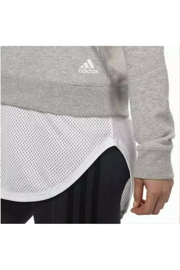 Women's Athletics Dual Layer Sweatshirt, Medium Grey Heather, L New with box/tags