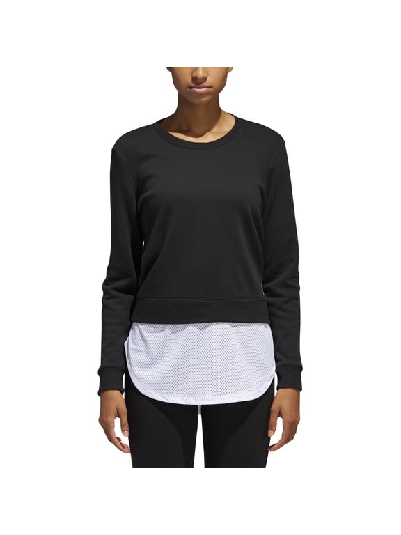 Women's Athletics Layer Sweatshirt Black, Medium