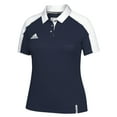 thumbnail image 1 of adidas Women's Climalite Modern Varsity Polo - Collegiate Navy/White - M, 1 of 3