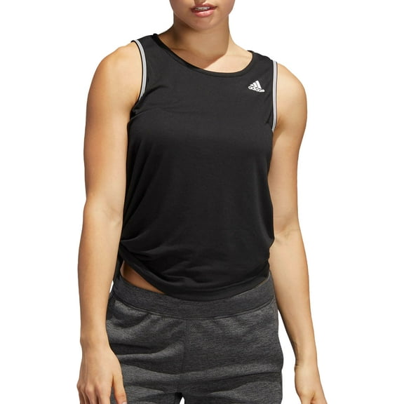 adidas Women's Cropped Tie Tank Top