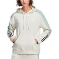 thumbnail image 1 of adidas Women's Essentials Colorblocked Hoodie White Size Small, 1 of 3