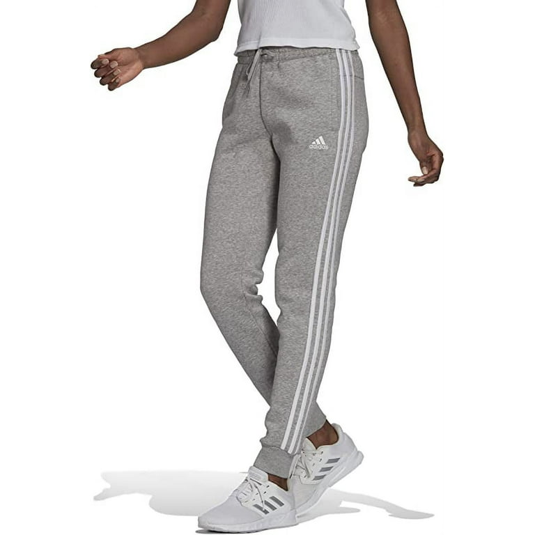 adidas Essentials Fleece 3-Stripes Tapered Cuff Pants - Black | Men's  Lifestyle | adidas US