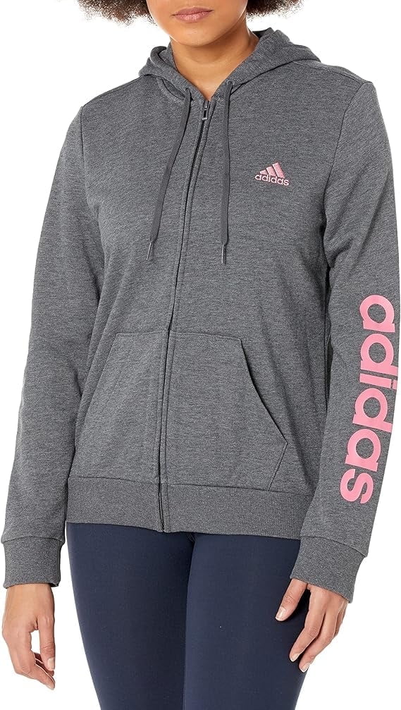 adidas Women's Essentials Logo Full-zip Hoodie, XS, X-Small
