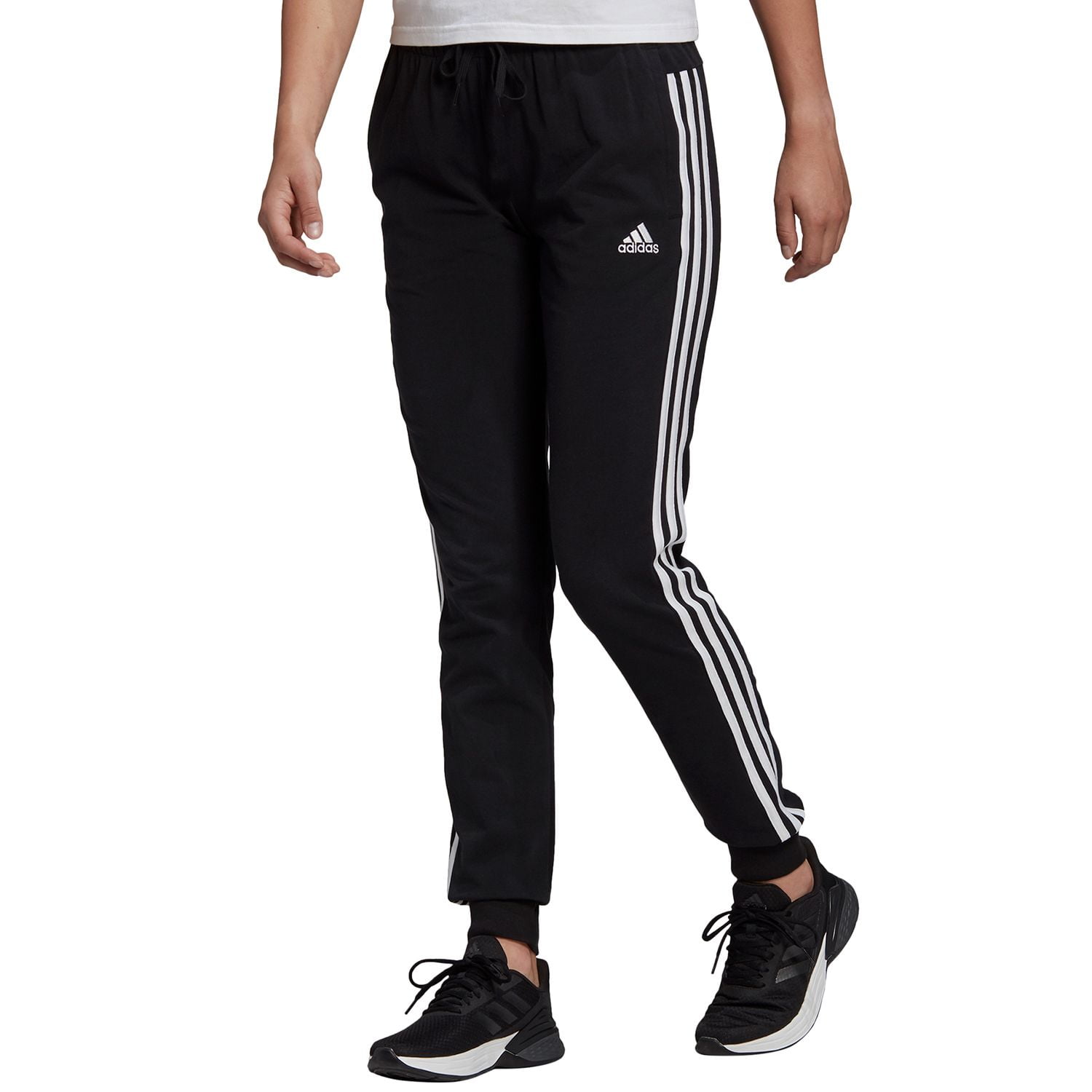 Adidas essentials 3 stripe pants best sale