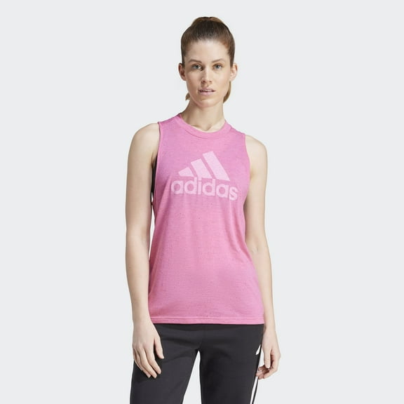 Women's adidas Winners Tank Top Color: Pulse Magenta Size: X SMALL