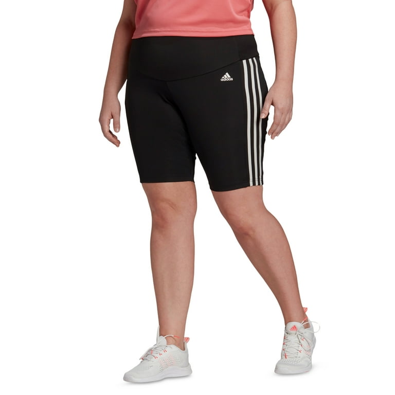 adidas Women's High Rise Short Sport Tights Black Size 4X