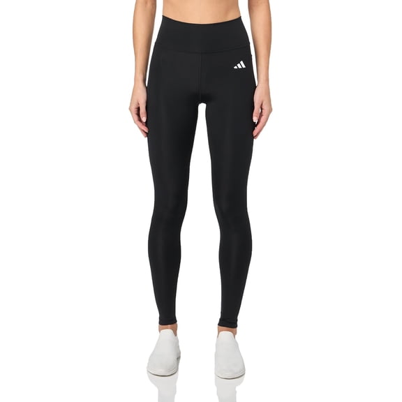 adidas Women's Optime Essentials Stash Pocket Full-Length Leggings (Black, Medium)