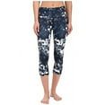 thumbnail image 1 of adidas Women's Performer High-Rise 3/4 Tights - Floral Explosion Print Black Print/Matte Silver Pants, 1 of 1