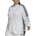 thumbnail image 1 of adidas Women's Plus Size Tiro 21 Track Jacket (White/Black, 4X), 1 of 3
