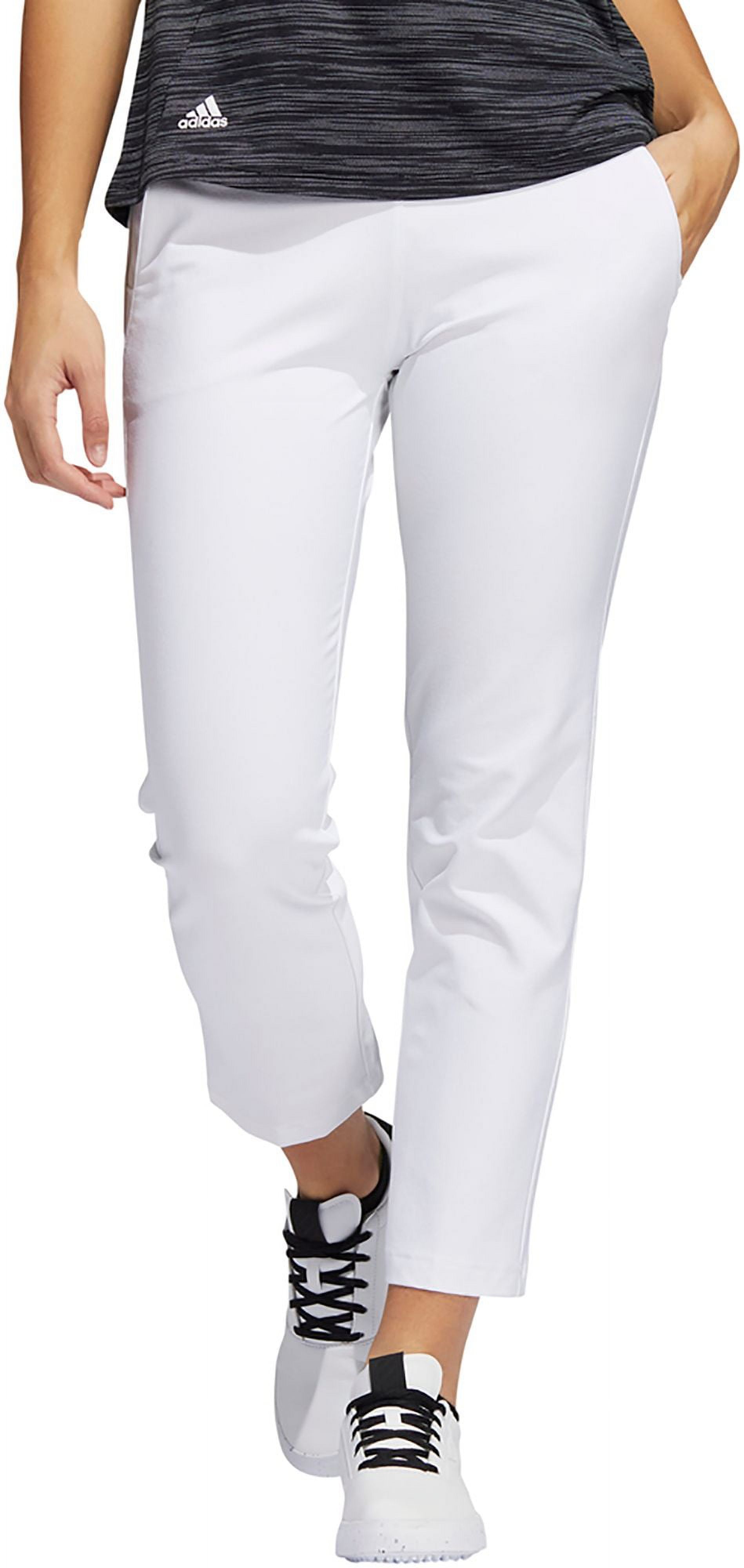adidas Women s Pull On Ankle Golf Pants White L