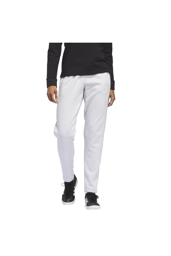 Womens Relaxed Fit Tapered Legs Fleece Pant - Gray (Dash), Small