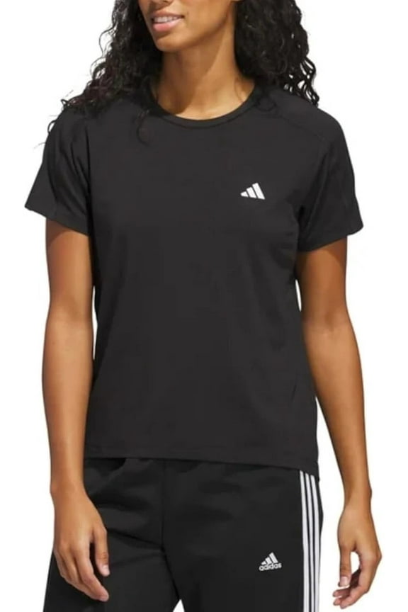 Women's Short Sleeve Stretch Active Tee Shirt Black, S