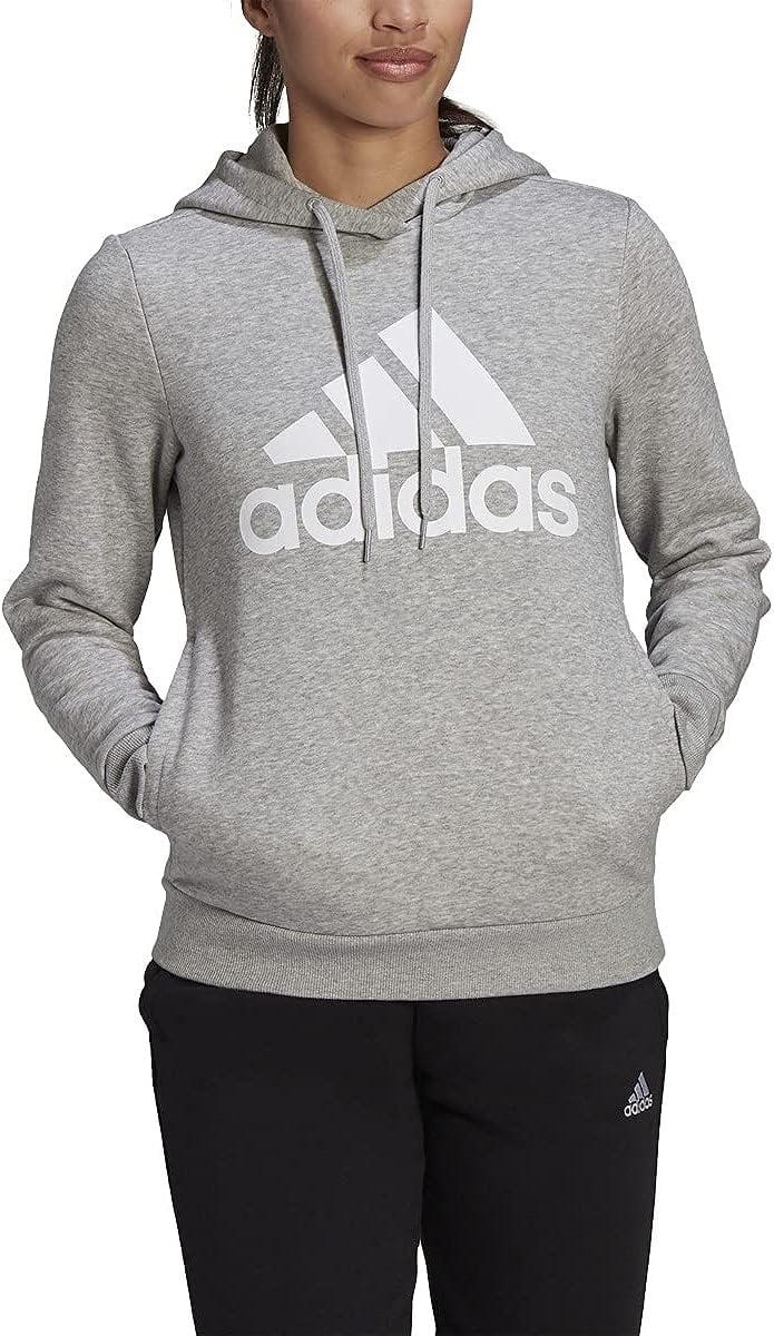 Womens grey adidas hoodie top