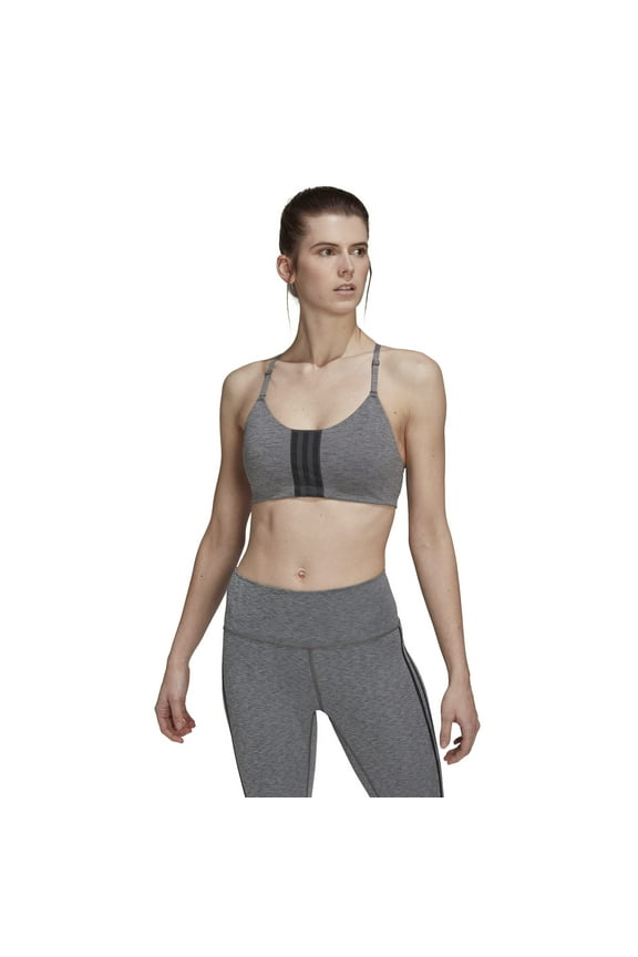 Women's Standard Training Light Support Better Level Bra, Dark Grey, Large A-C