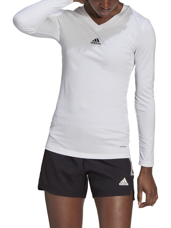 Women's Team Base Long Sleeve T-Shirt (White, M)