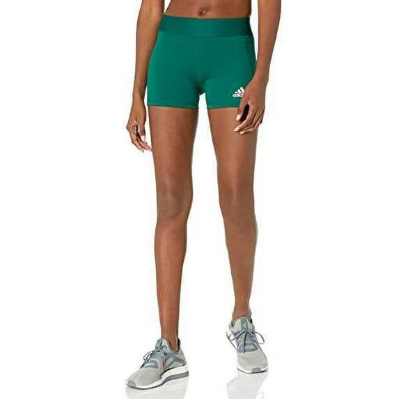 Adidas Women's Alphaskin Volleyball Shorts Green Size Medium