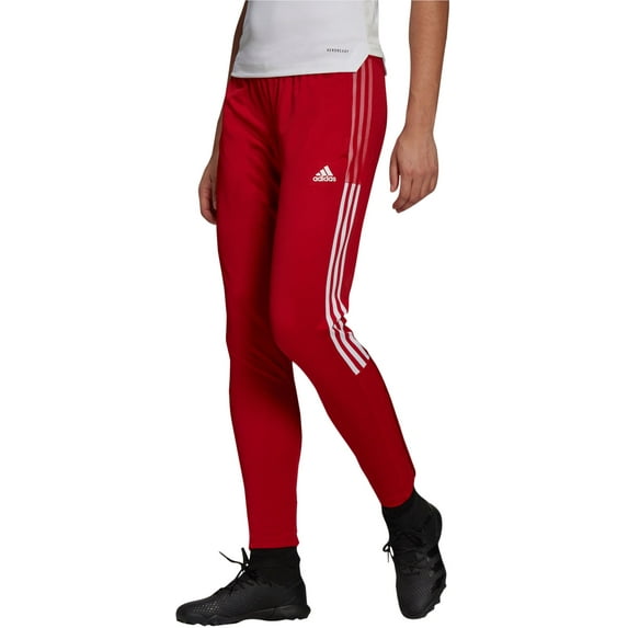 adidas Women's Tiro 21 Track Pants (Power Red/White, M)