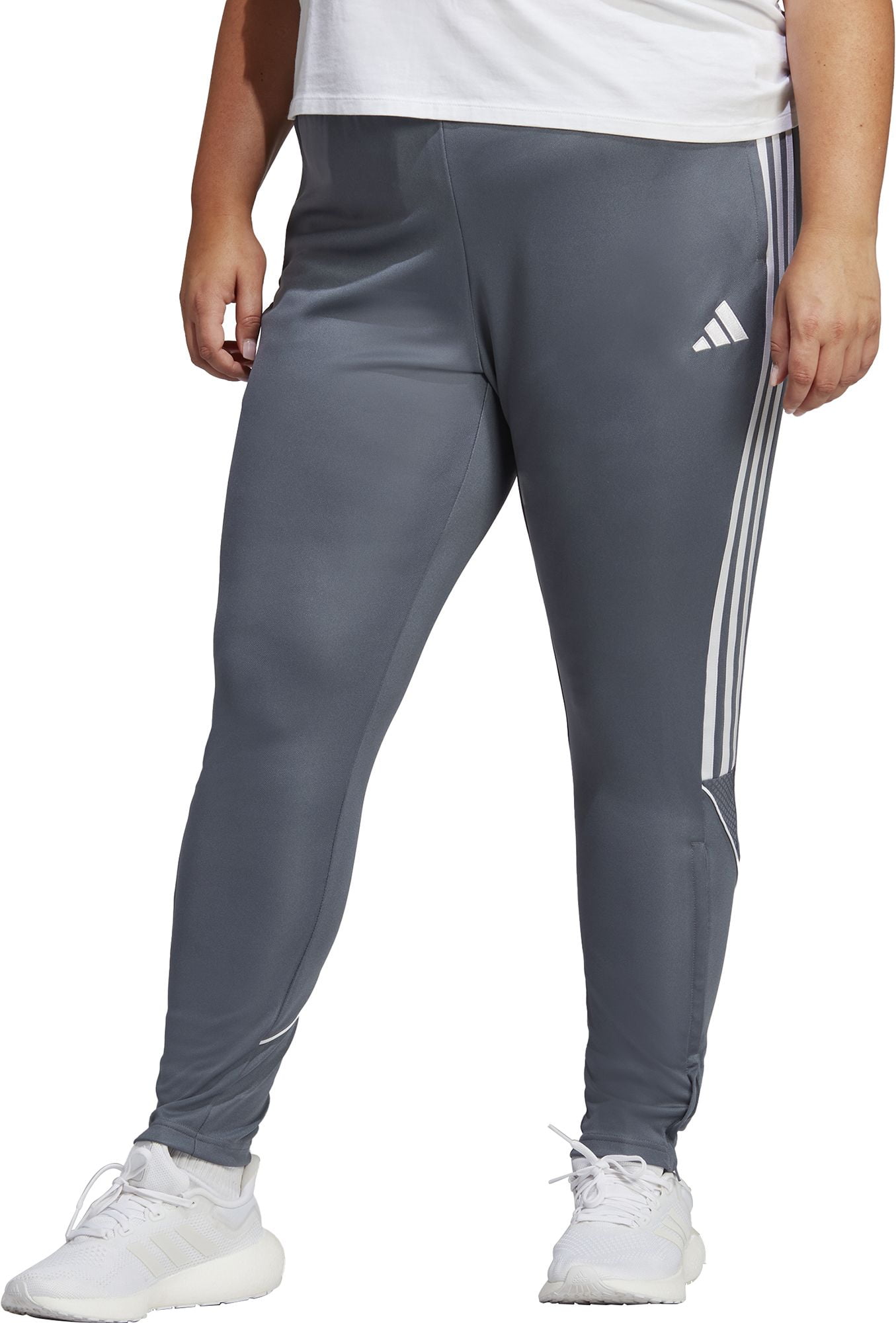 adidas Women's Tiro 23 Core Pants (Team Onix, 4X)