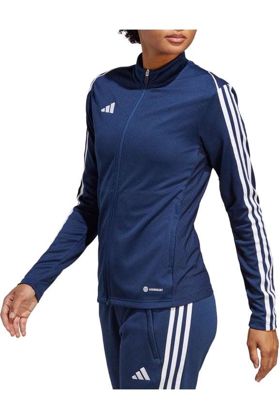 Women Track Jacket Coat XS Blue Solid