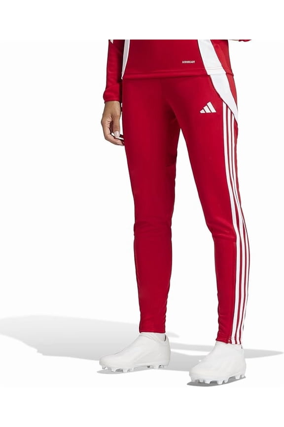 Women's Tiro 24 Training Pants, Team Power Red/White, Large