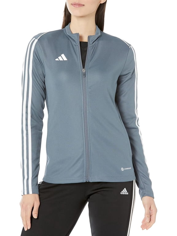 Women's Tiro23 League Training Jackets, Team Onix Grey, Large