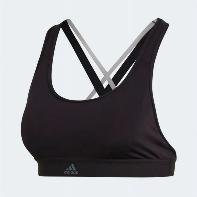 adidas Women's Training Don't Rest X Sports Bra, Black/Carbon, XL
