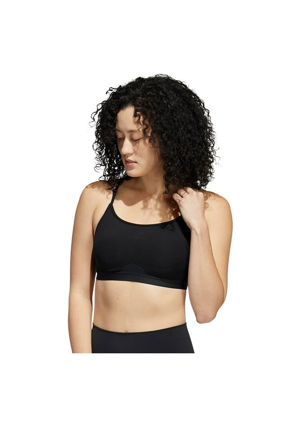 Women's Training Light Support Good Level Bra Padded, Black, Medium DD
