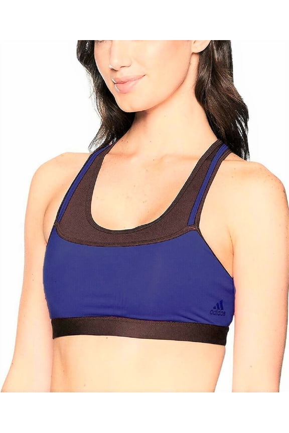 Womens Activewear Medium Impact Racerback Sports Bra;S