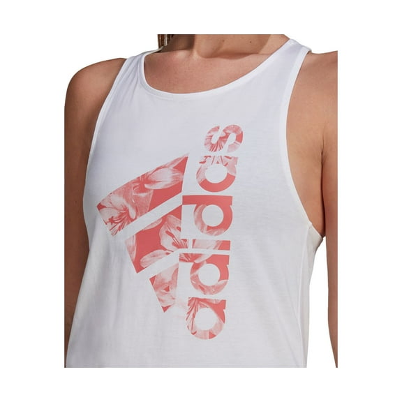 adidas Womens Activewear Printed Graphic Tank Top;Small