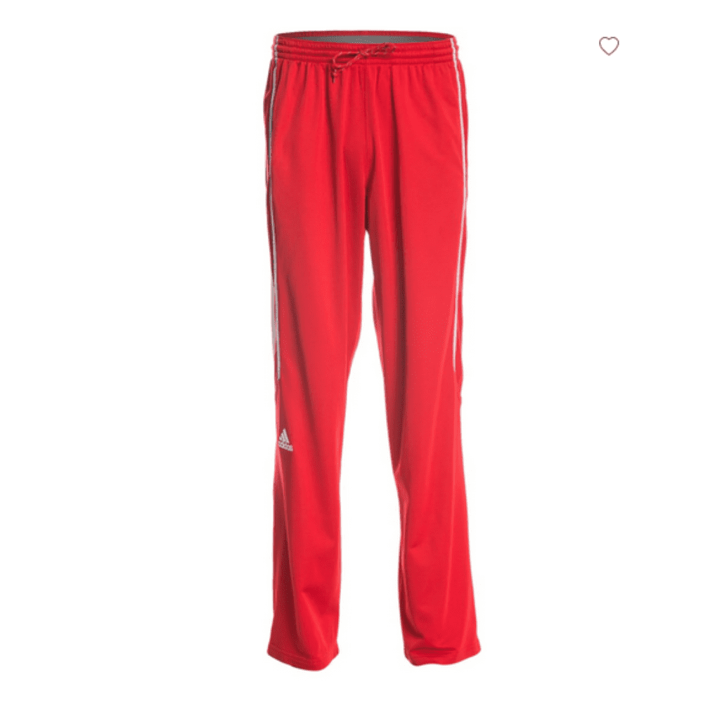 adidas Womens Climalite Utility Pant RED WHITE L Walmart