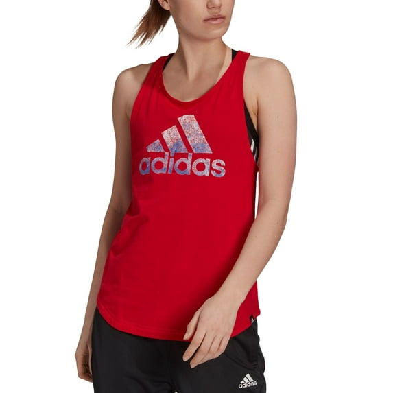 adidas Womens Cotton Graphic Tank Top