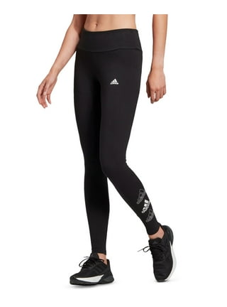 adidas Women's Essentials 3-Stripes Leggings (Black/White, 4X) 