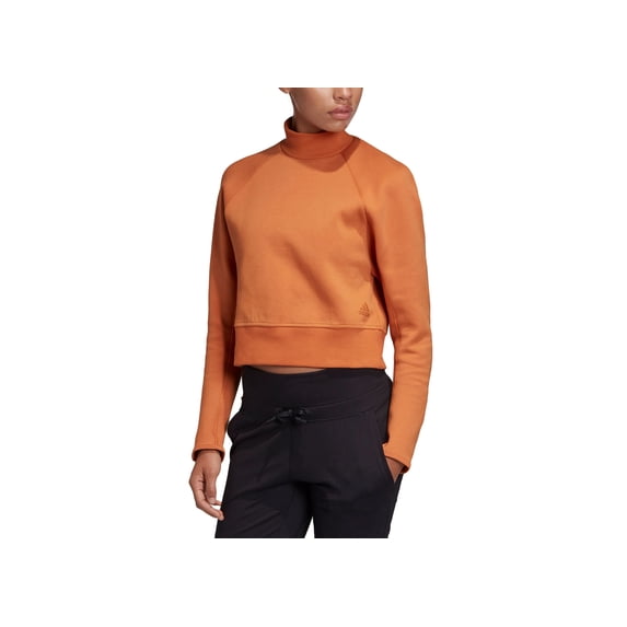 adidas Womens Teccop Crop Sweatshirt