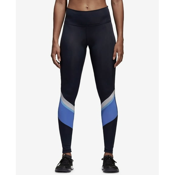 adidas Womens Wanderlust Colorblocked High Waist Training Leggings;X-Small