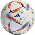 thumbnail image 1 of adidas World Cup 2022 Al Rihla Training Soccer Ball - White / Multi, 1 of 3