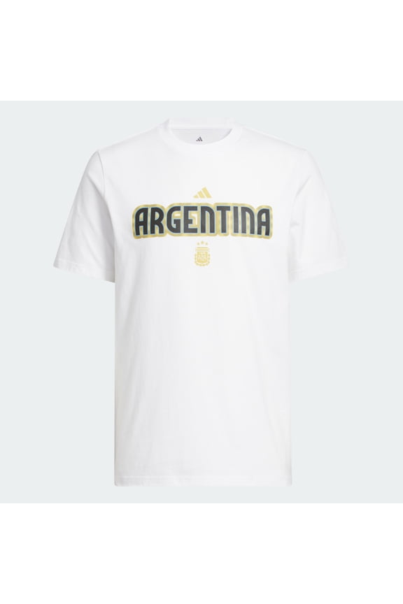 World Cup Argentina Men's Home Graphic Tee 26 - White