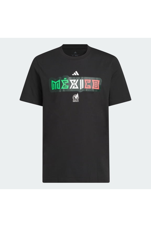 World Cup Mexico Men's Home Graphic Tee 26 - Black