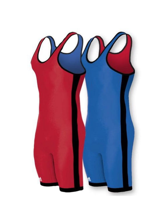 Wrestling Reversible Singlet - Red/Royal - XXLarge