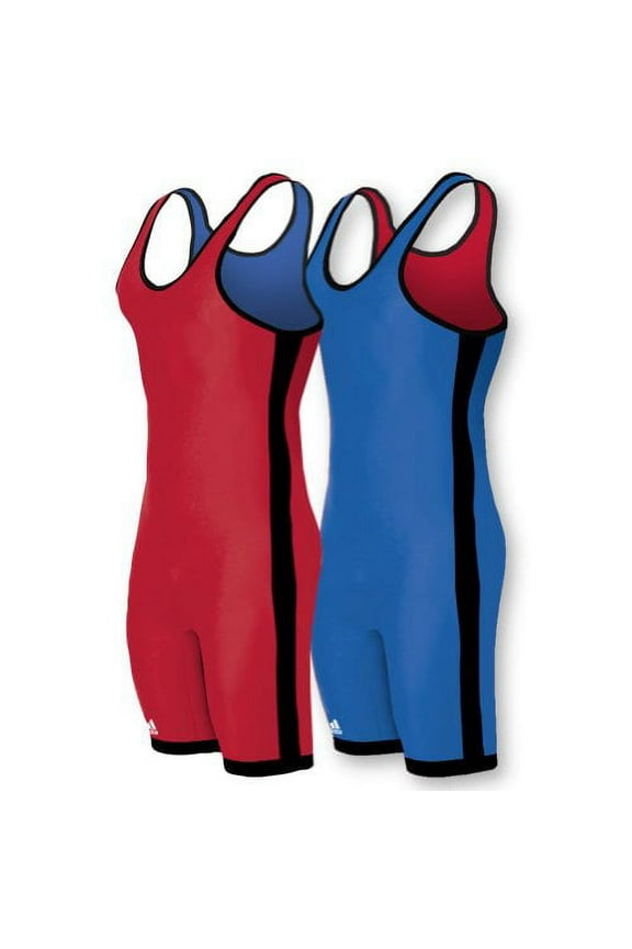 Wrestling Reversible Singlet - Red/Royal - XXLarge