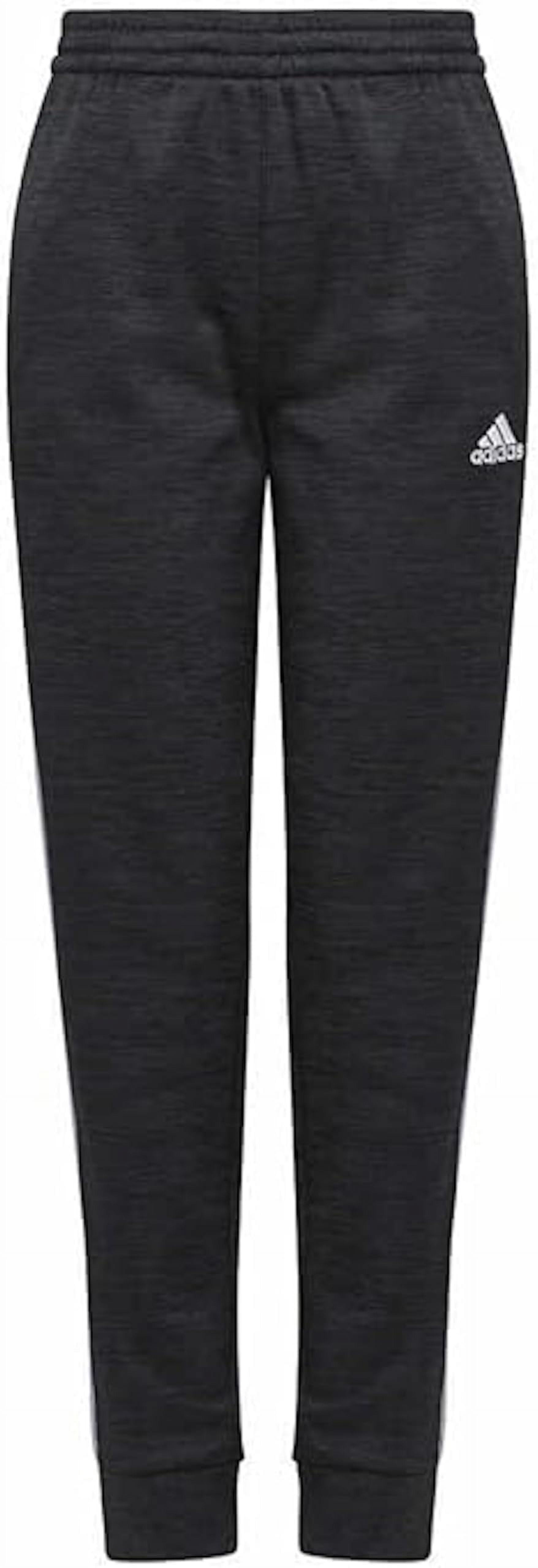 Adidas Youth Boy's 3 Sripe Fleece Jogger Pant (US, Alpha, Small, Regular, Black)