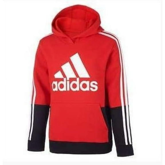 adidas Youth Boys Athletic Cotton Blend Pullover Hoodie Pick Sz & Color 
