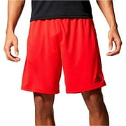 adidas Mens Ultimate Core Short in Scarlet/Black, Size Large