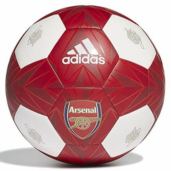 adidas mens AFC Club Ball White/Scarlet/ Maroon/Noble Maroon 5