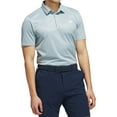 thumbnail image 1 of Adidas Golf Men's Core Allover Print Polo Golf Shirt,  X-Large Blue/Silver Green -, 1 of 2