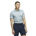 thumbnail image 1 of Adidas Golf Men's Core Allover Print Polo Golf Shirt,  2X-Large Blue/Silver Green -, 1 of 4