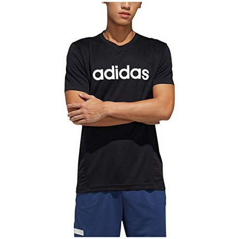 adidas mens Designed 2 Move Logo Tee Black/White XX-Large | Sport-T-Shirts
