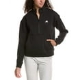 thumbnail image 1 of adidas womens  1/4-Zip Jacket, 2XL, Black, 1 of 2