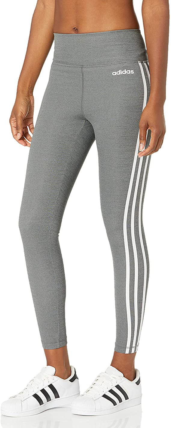 3-Stripes Heather/White High-Rise Long Tights Grey adidas Medium 2 - - Designed Dark womens Move